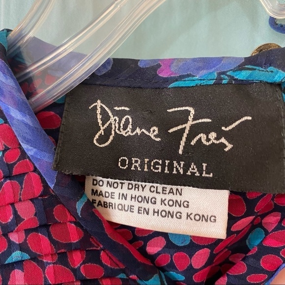Diane Fres Vintage Dress 1980’s Graphics Sz Medium - Picture 4 of 11